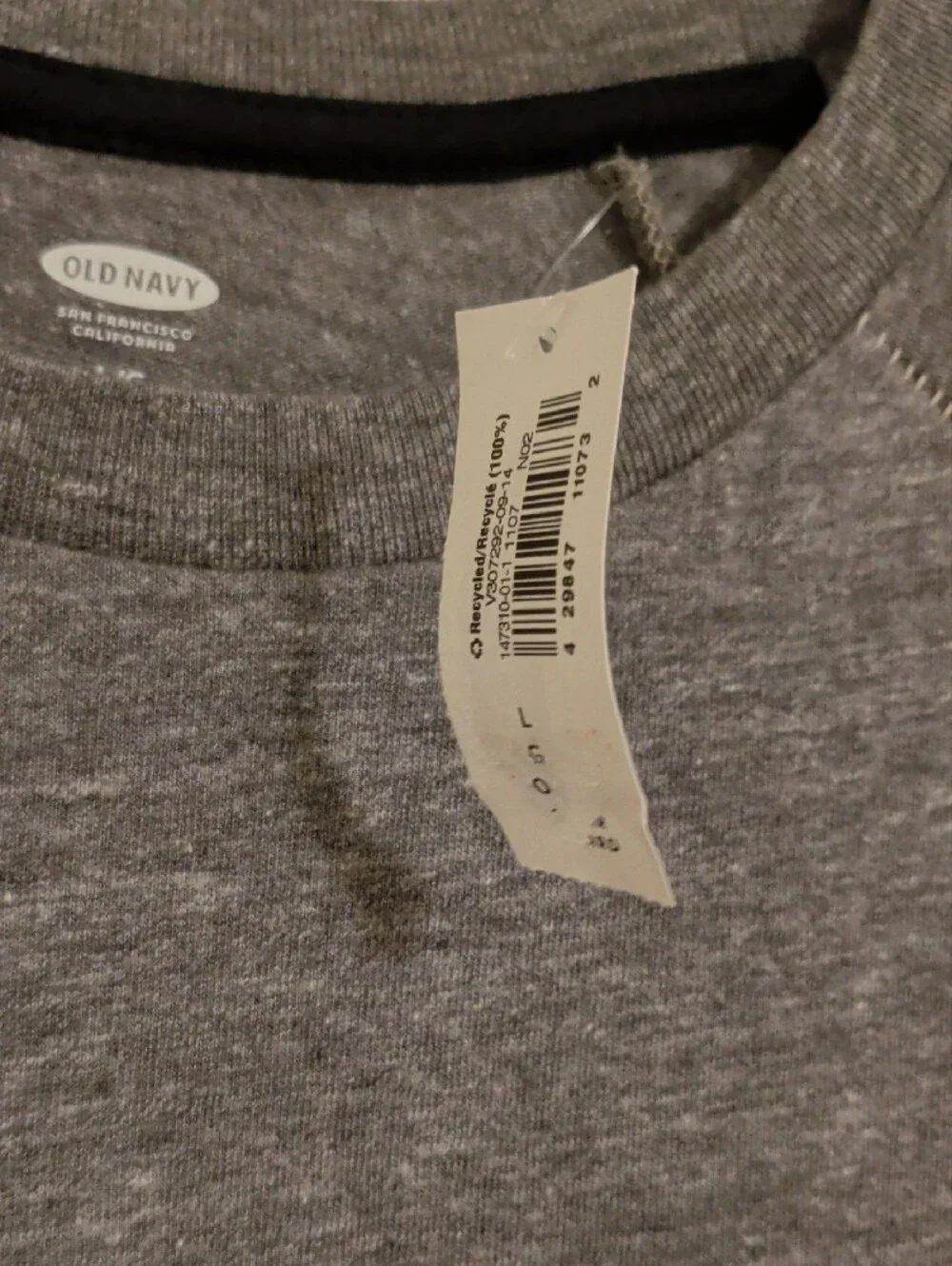 Old Navy Gray Heather Kids Long Sleeve Crew
